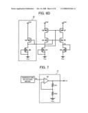 Temperature detector circuit and oscillation frequency compensation device using the same diagram and image