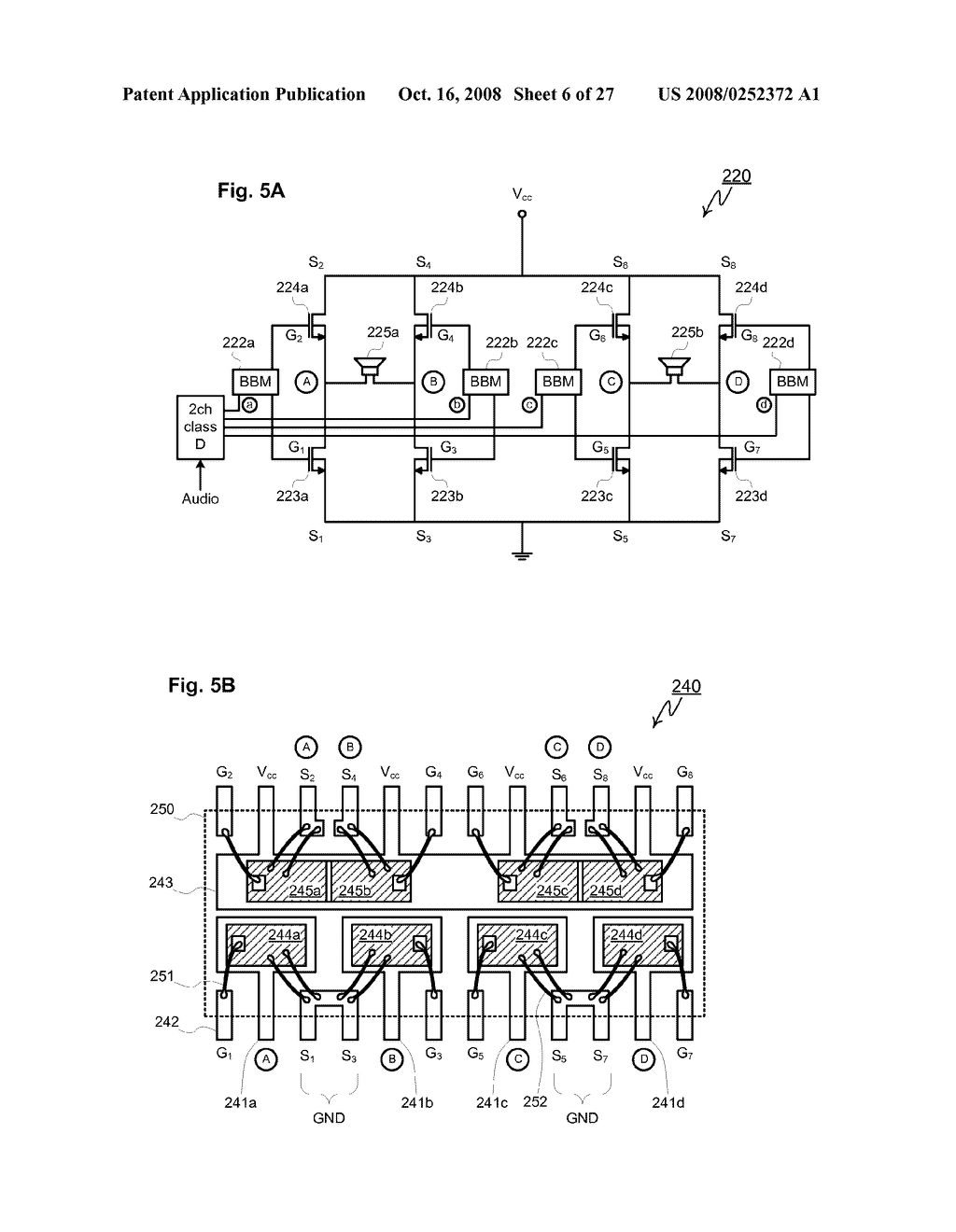 Power-MOSFETs with Improved Efficiency for Multi-channel Class-D Audio Amplifiers and Packaging Thereof - diagram, schematic, and image 07