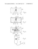 Method and device for protection against remote readout of goods identification data diagram and image