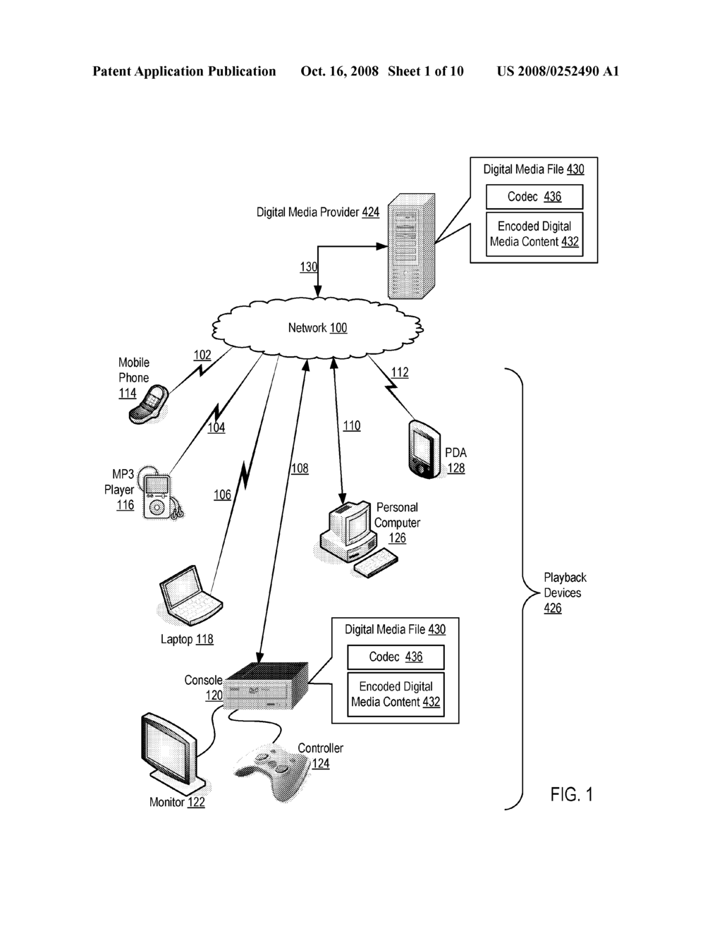 Merging A Codec With A Digital Media File and Playing A Digital Media File On A Playback Device - diagram, schematic, and image 02