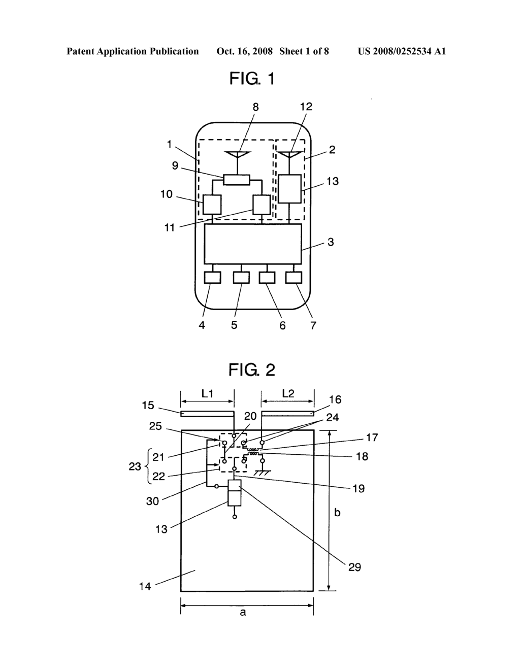 Antenna Device and Mobile Radio Apparatus Using the Same - diagram, schematic, and image 02
