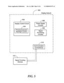 Photo-luminescent backlight support for power saving diagram and image