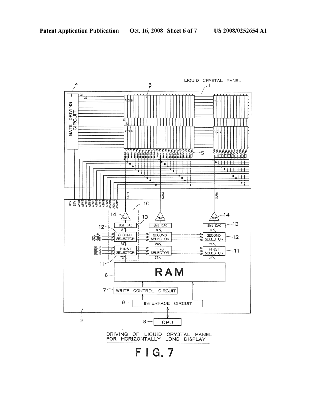 DISPLAY CONTROL CIRCUIT AND DISPLAY DEVICE - diagram, schematic, and image 07