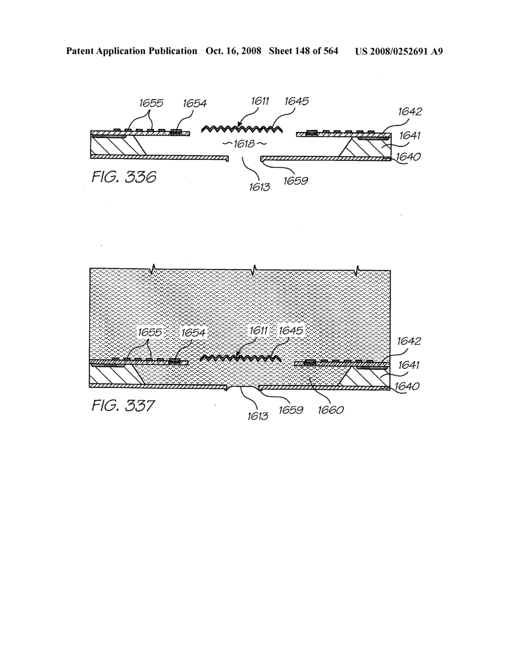 Inkjet nozzle chamber holding two fluids - diagram, schematic, and image 149