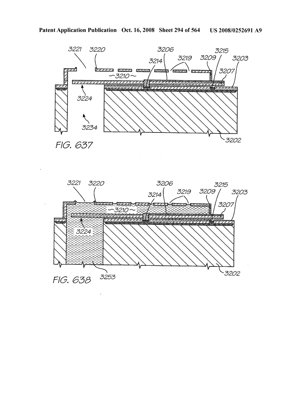 Inkjet nozzle chamber holding two fluids - diagram, schematic, and image 295