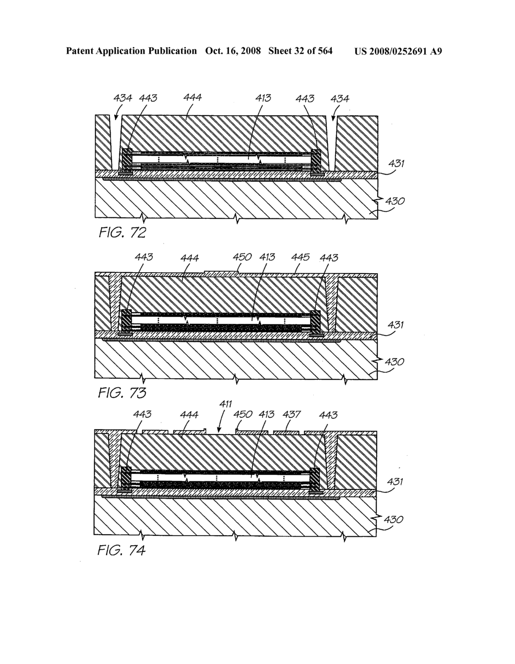 Inkjet nozzle chamber holding two fluids - diagram, schematic, and image 33