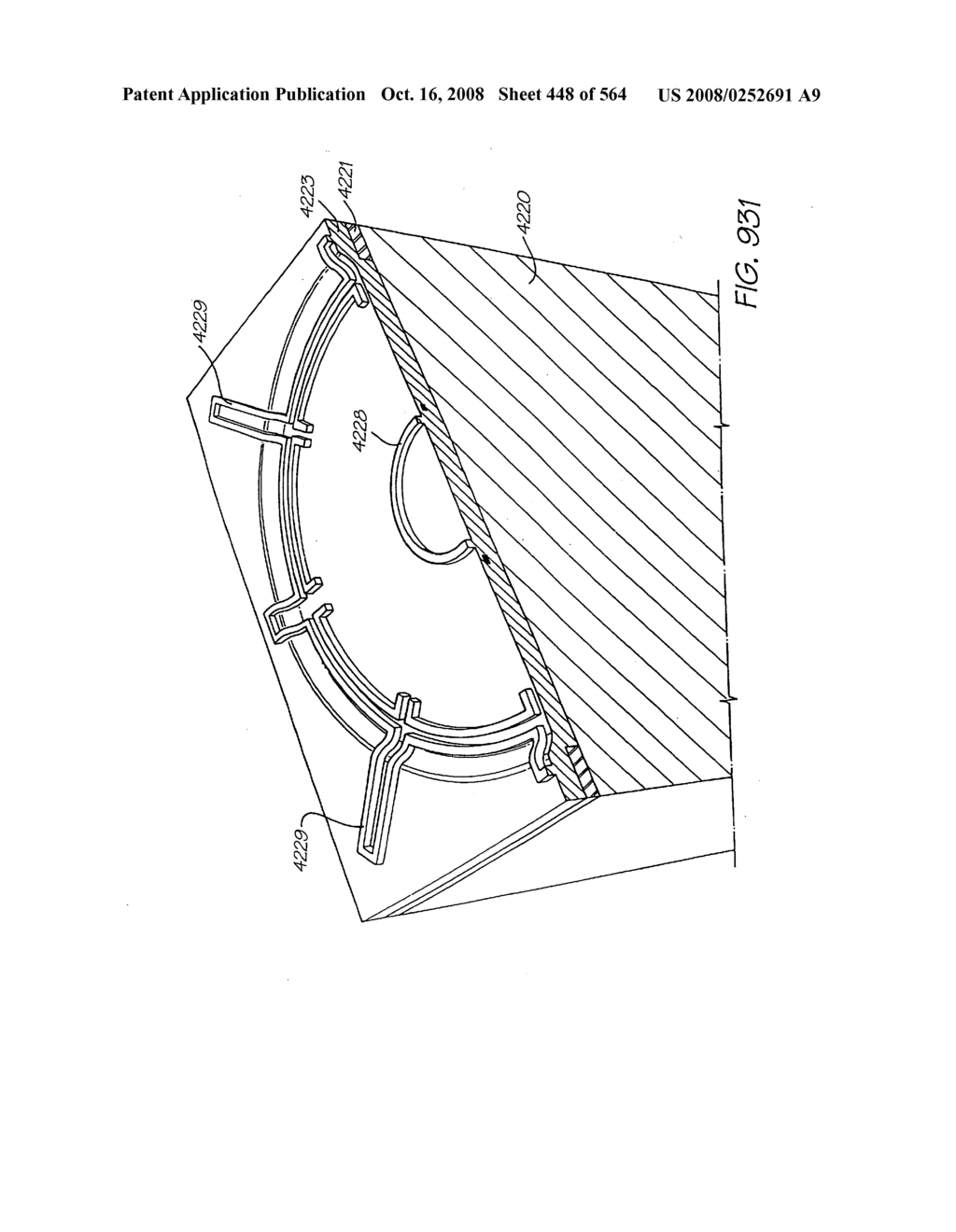 Inkjet nozzle chamber holding two fluids - diagram, schematic, and image 449