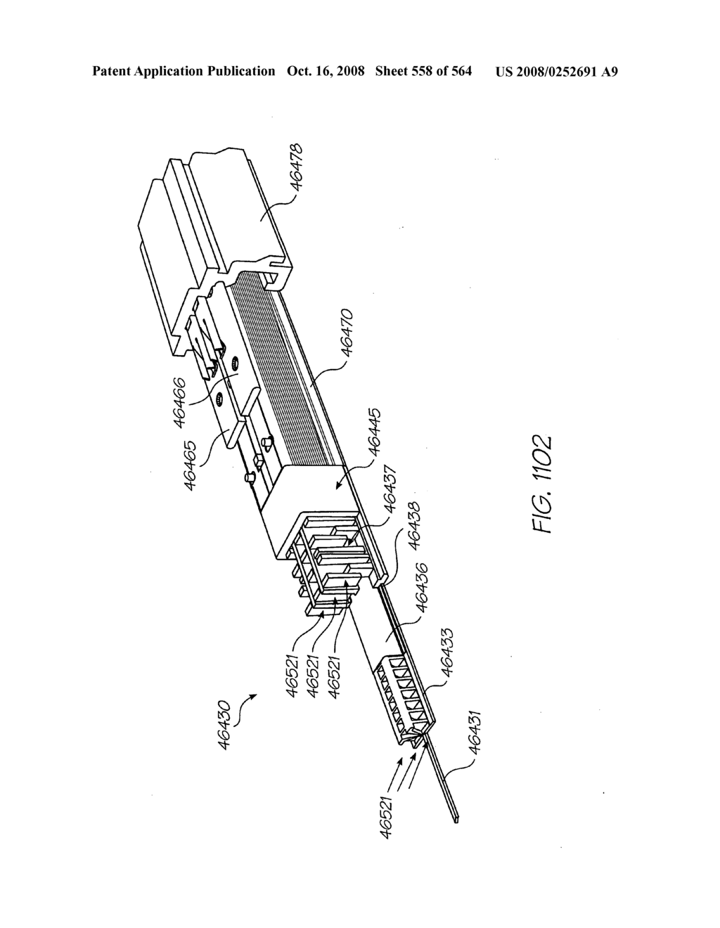 Inkjet nozzle chamber holding two fluids - diagram, schematic, and image 559