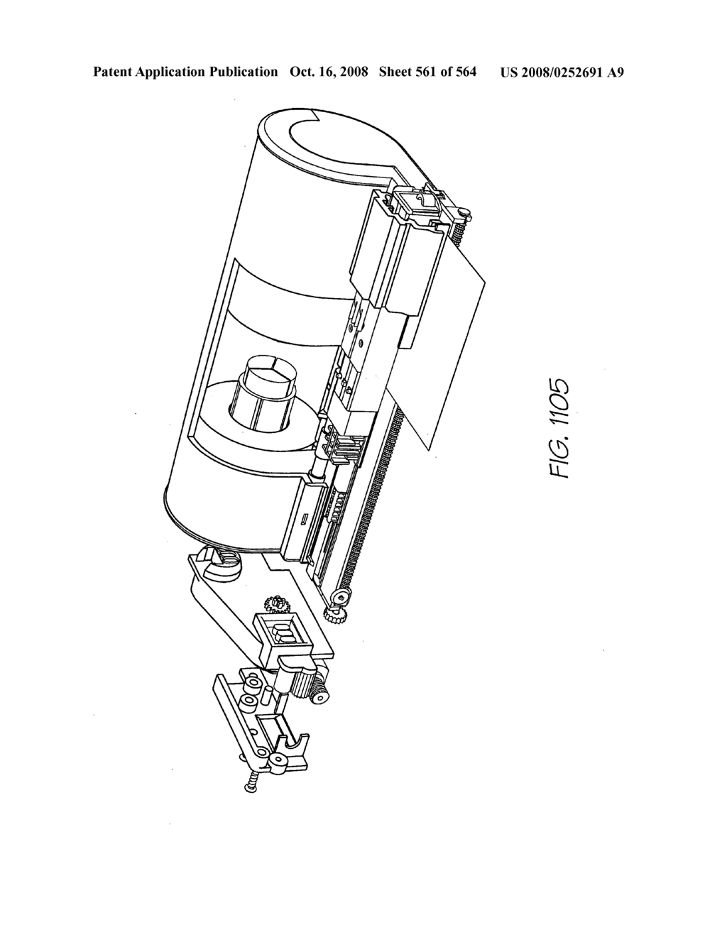 Inkjet nozzle chamber holding two fluids - diagram, schematic, and image 562