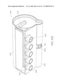 CARTRIDGE UNIT HAVING MAGNETICALLY CAPPED PRINTHEAD diagram and image