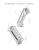 PRINTER WITH CARTRIDGE DOCK FOR RUPTURING SEAL ON CARTRIDGE diagram and image