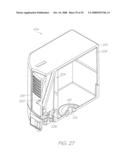 PRINTER WITH CARTRIDGE DOCK FOR RUPTURING SEAL ON CARTRIDGE diagram and image