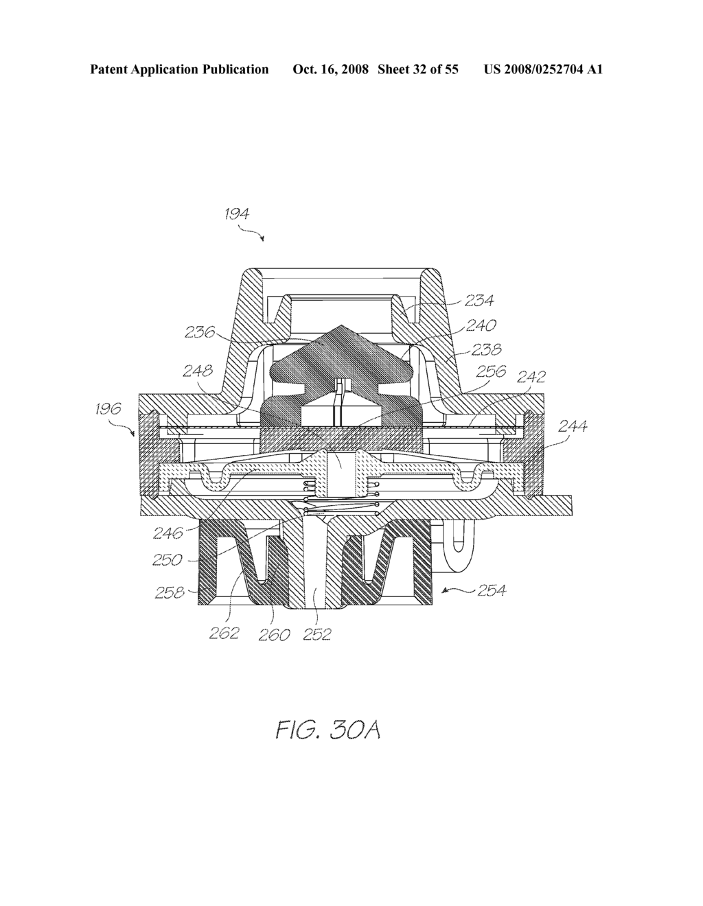 PRINTER WITH CARTRIDGE DOCK FOR RUPTURING SEAL ON CARTRIDGE - diagram, schematic, and image 33