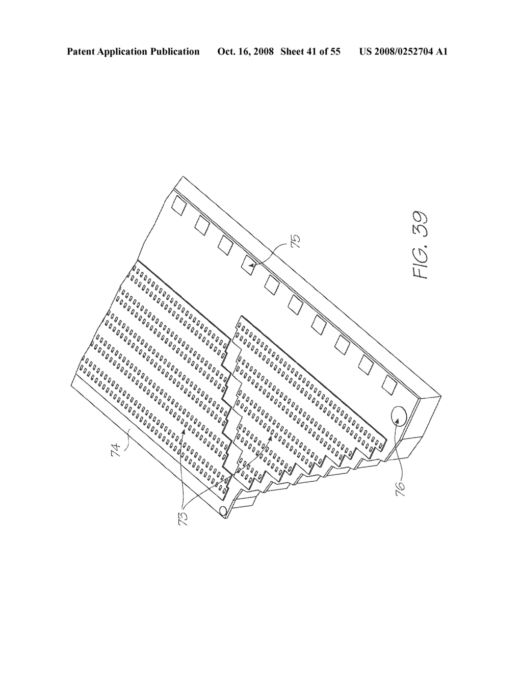 PRINTER WITH CARTRIDGE DOCK FOR RUPTURING SEAL ON CARTRIDGE - diagram, schematic, and image 42