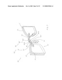 Detachable shelter frame for spectacles diagram and image