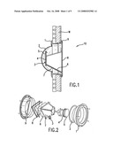 Vertically mounted kaleidoscope diagram and image