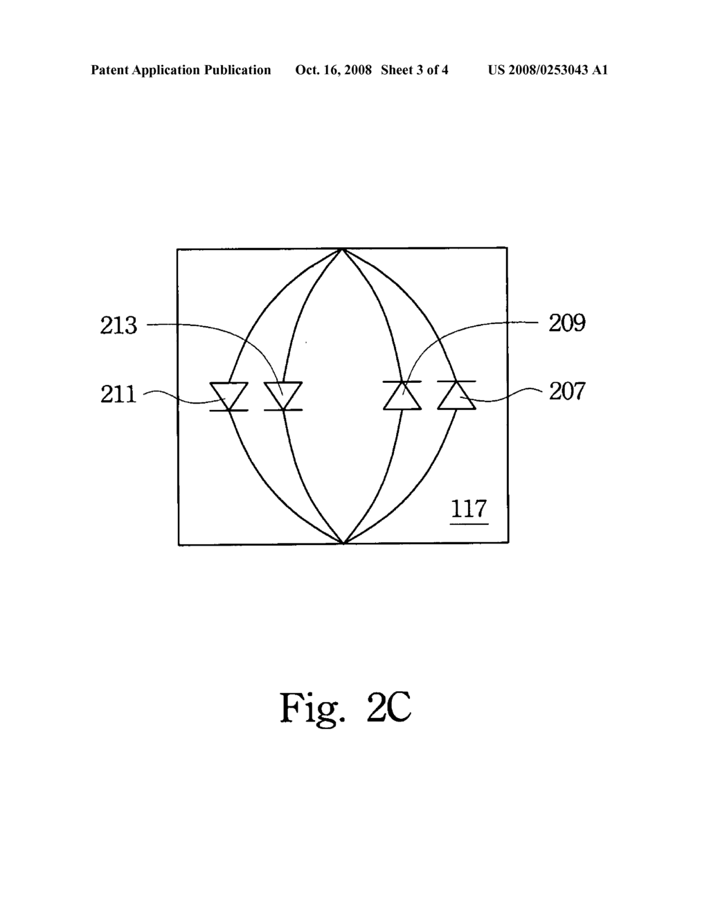 Active matrix device and a flat panel display with electrostatic protection - diagram, schematic, and image 04