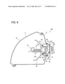 Discharge lamp assembly including controller unit diagram and image