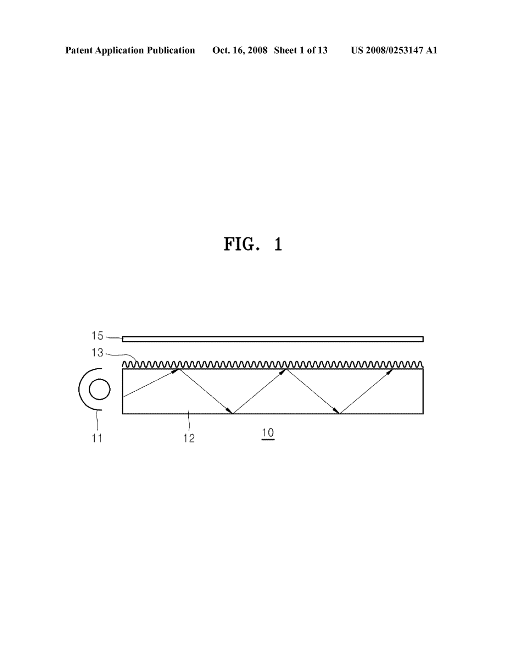 BACKLIGHT UNIT HAVING IMPROVED CHROMATIC DISPERSION - diagram, schematic, and image 02