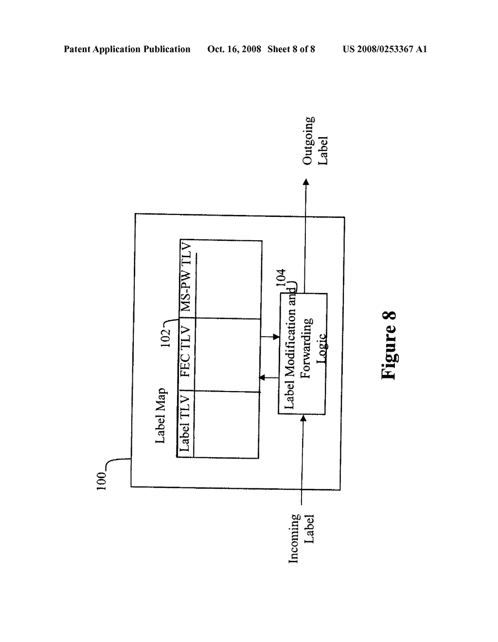 Method for Establishing Multi Segment Pseudowire Across Domains Having Different Pseudowire Signaling Protocol - diagram, schematic, and image 09