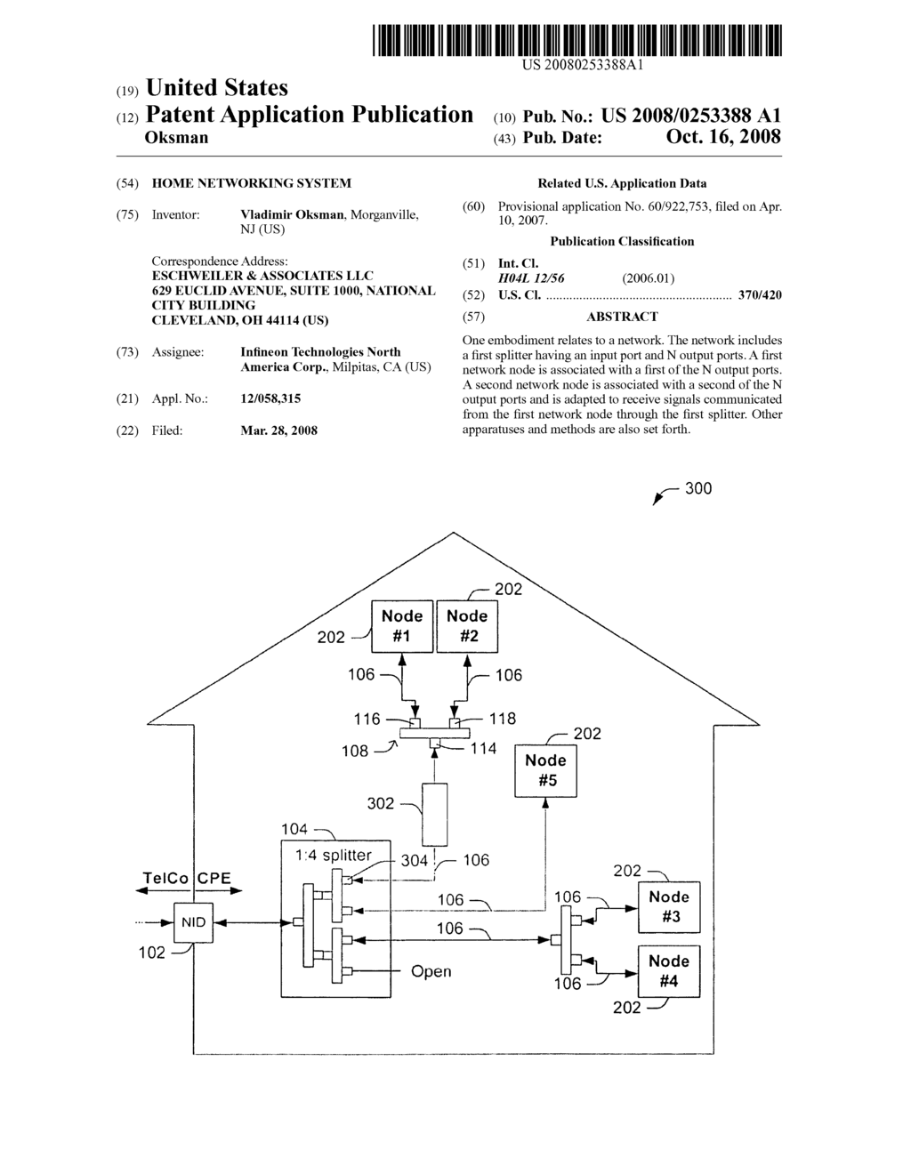 HOME NETWORKING SYSTEM - diagram, schematic, and image 01