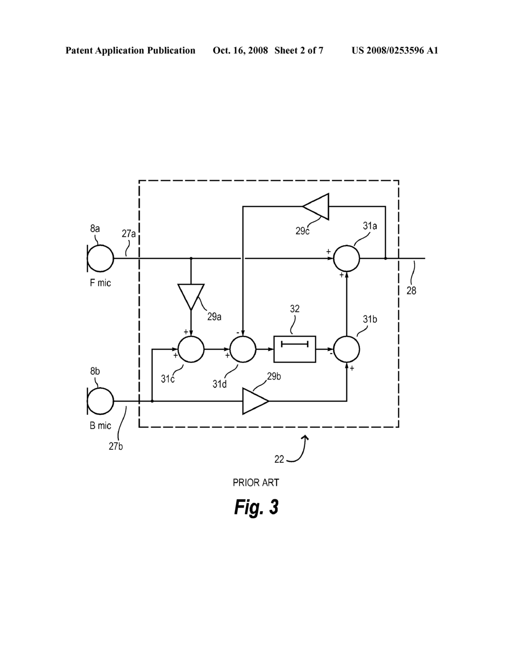 HEARING AID AND A METHOD OF PROCESSING INPUT SIGNALS IN A HEARING AID - diagram, schematic, and image 03