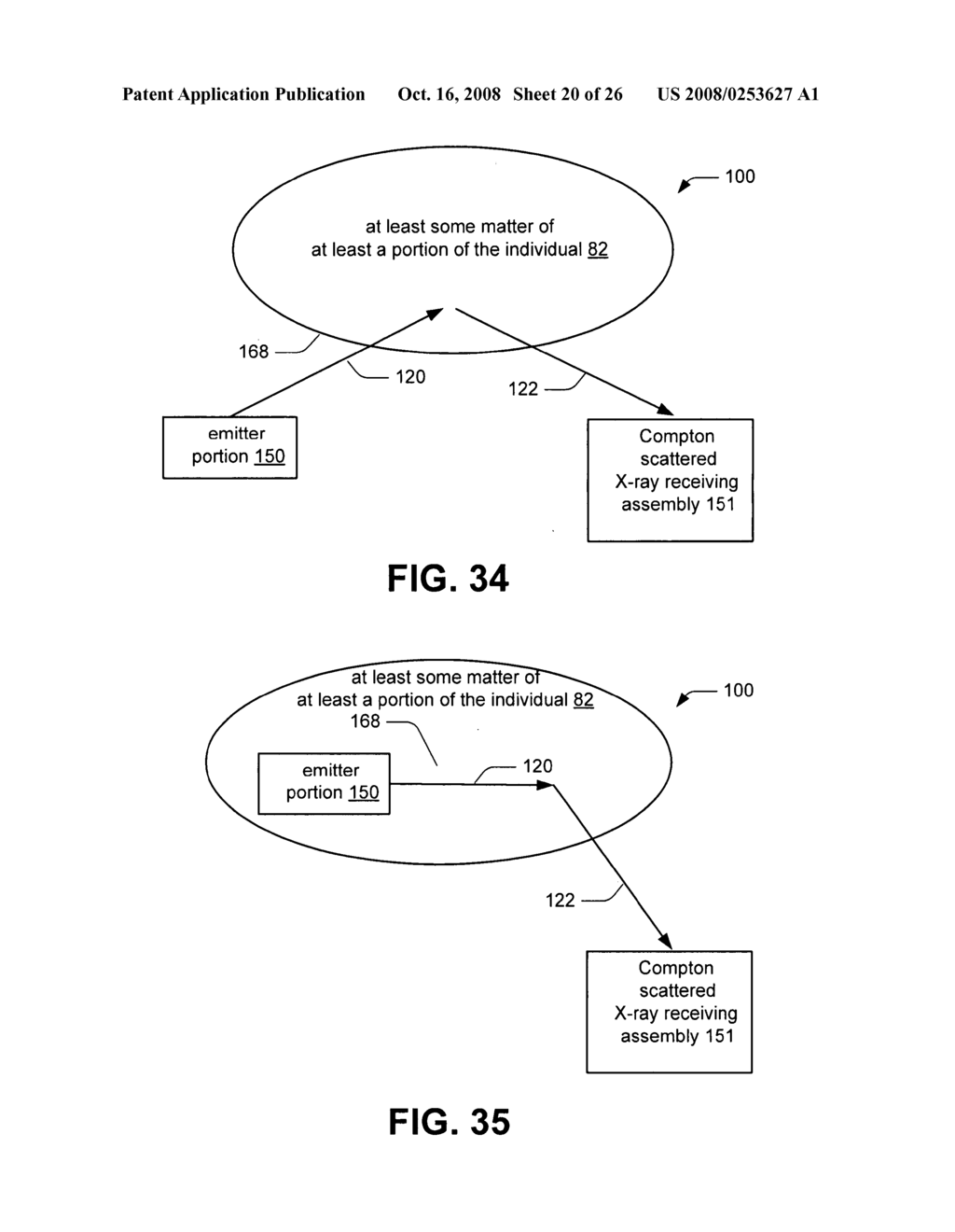 Compton scattered X-ray visualization, imaging, or information provider using image combining - diagram, schematic, and image 21