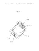 LIMIT STOP AND SUPPORT DEVICE FOR FITTING VARIABLE-WIDTH PLASTERBOARDS USING LIFTING AND HANDLING APPLIANCES FOR SAID BOARDS diagram and image