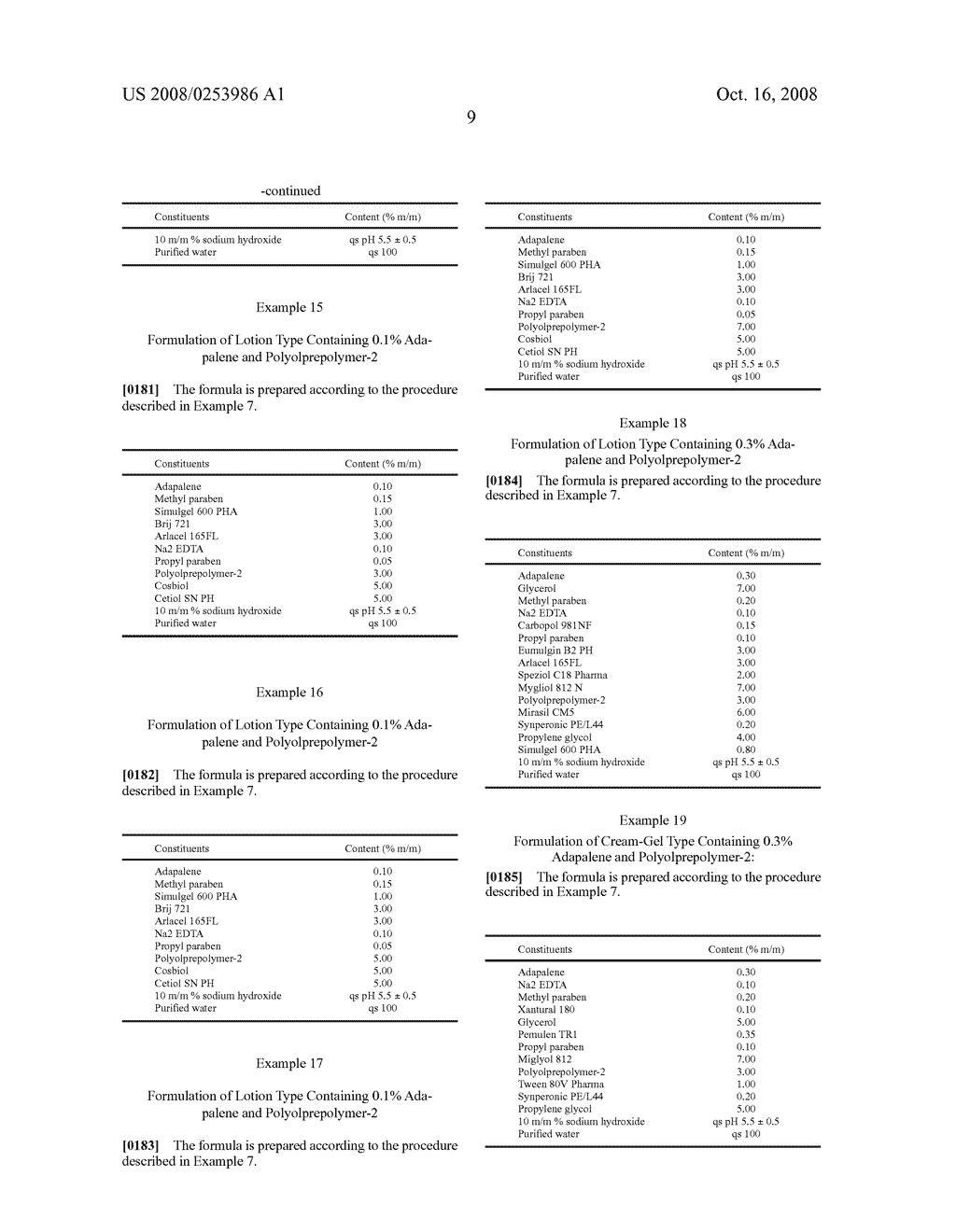 Cosmetic/dermatological compositions comprising naphthoic acid compounds and polyurethane polymers - diagram, schematic, and image 18