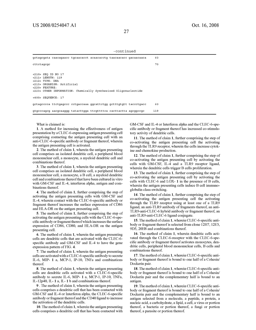 Activation of Human Antigen-Presenting Cells Through CLEC-6 - diagram, schematic, and image 38