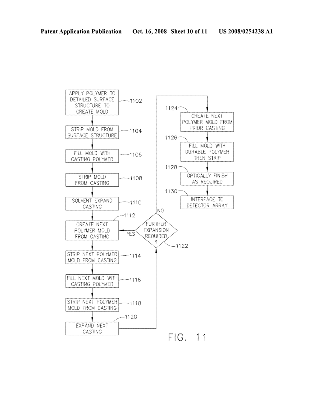 METHOD AND APPARATUS FOR SCALED UP REPRODUCTION OF DETAILED FEATURES - diagram, schematic, and image 11