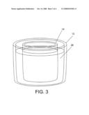 Three container candle assembly diagram and image