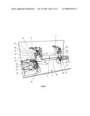 Device For Producing Movement of a Cabin Along 3,4 or 6 Axes diagram and image