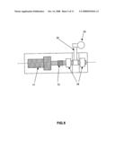 Device For Producing Movement of a Cabin Along 3,4 or 6 Axes diagram and image