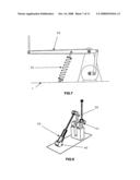 Device For Producing Movement of a Cabin Along 3,4 or 6 Axes diagram and image