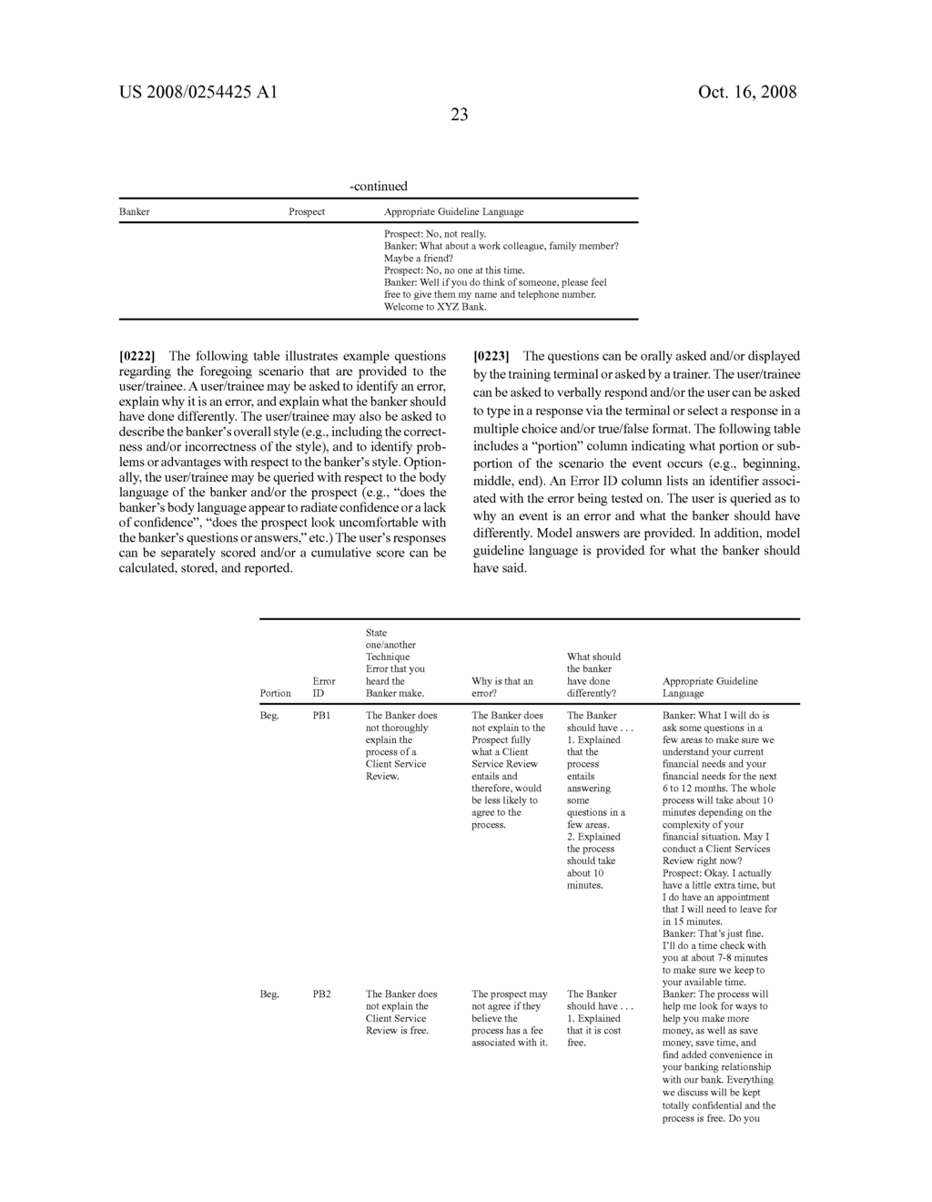 SYSTEMS AND METHODS FOR COMPUTERIZED INTERACTIVE TRAINING - diagram, schematic, and image 104