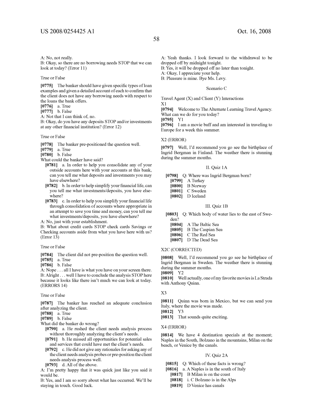 SYSTEMS AND METHODS FOR COMPUTERIZED INTERACTIVE TRAINING - diagram, schematic, and image 139