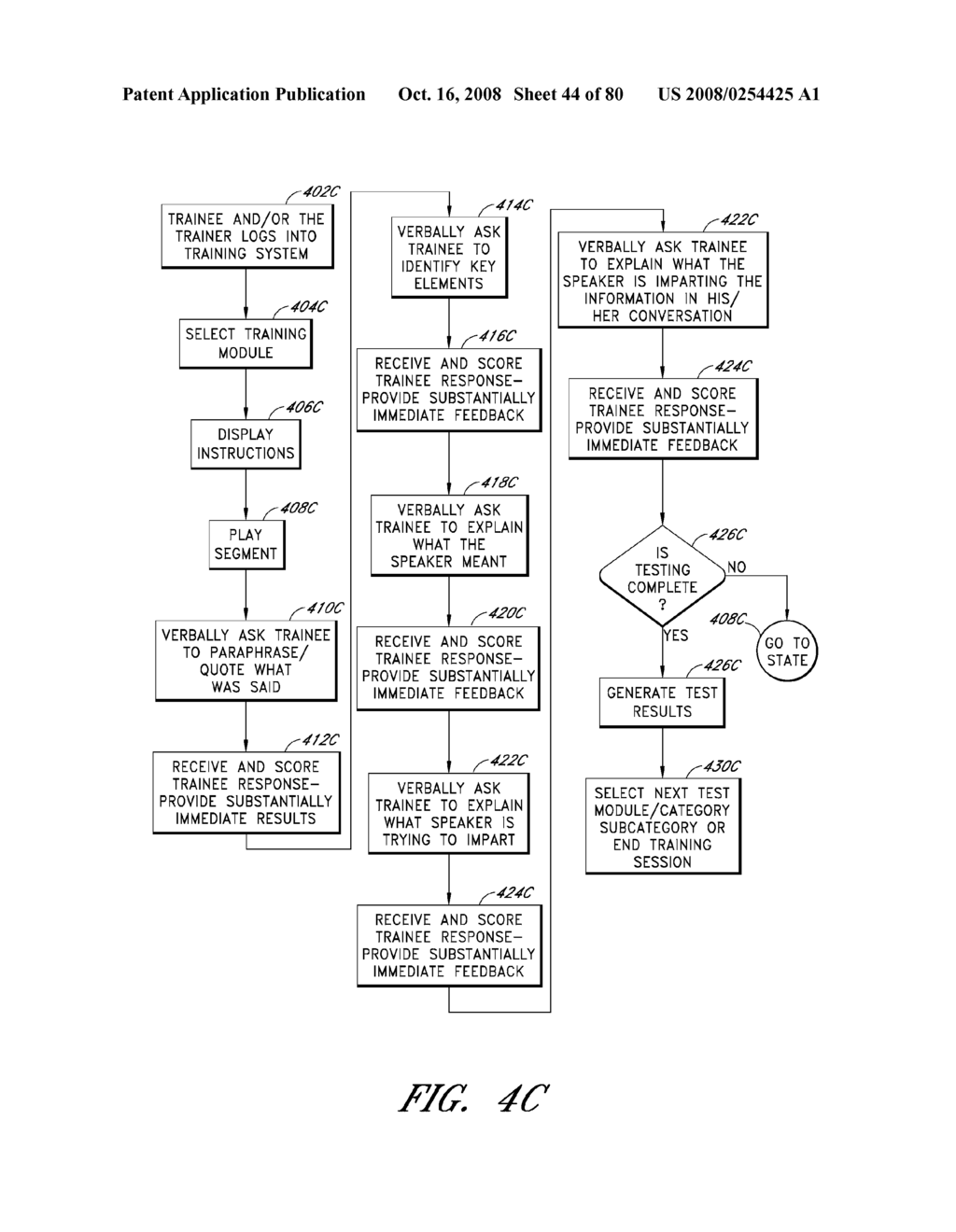 SYSTEMS AND METHODS FOR COMPUTERIZED INTERACTIVE TRAINING - diagram, schematic, and image 45