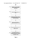 Communications system that provides user-selectable data when user is on-hold diagram and image