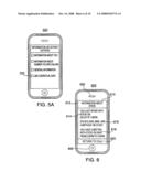 Communications system that provides user-selectable data when user is on-hold diagram and image