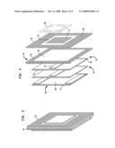 Wearable ultra-thin miniaturized mobile communications diagram and image