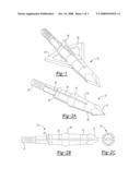 AERODYNAMICALLY AND STRUCTURALLY SUPERIOR, FIXED-BLADE HUNTING ARROWHEAD diagram and image