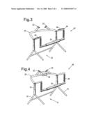 EXERCISE DEVICE FOR STOMACH MUSCLES diagram and image