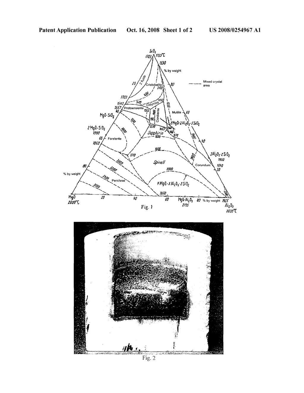 Fired Refractory Ceramic Product and a Batch for the Production Thereof - diagram, schematic, and image 02