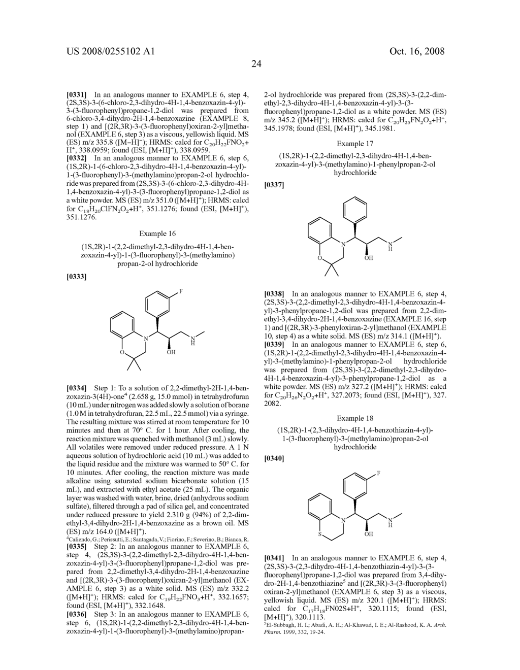 Phenylaminopropanol Derivatives and Methods of Their Use - diagram, schematic, and image 27