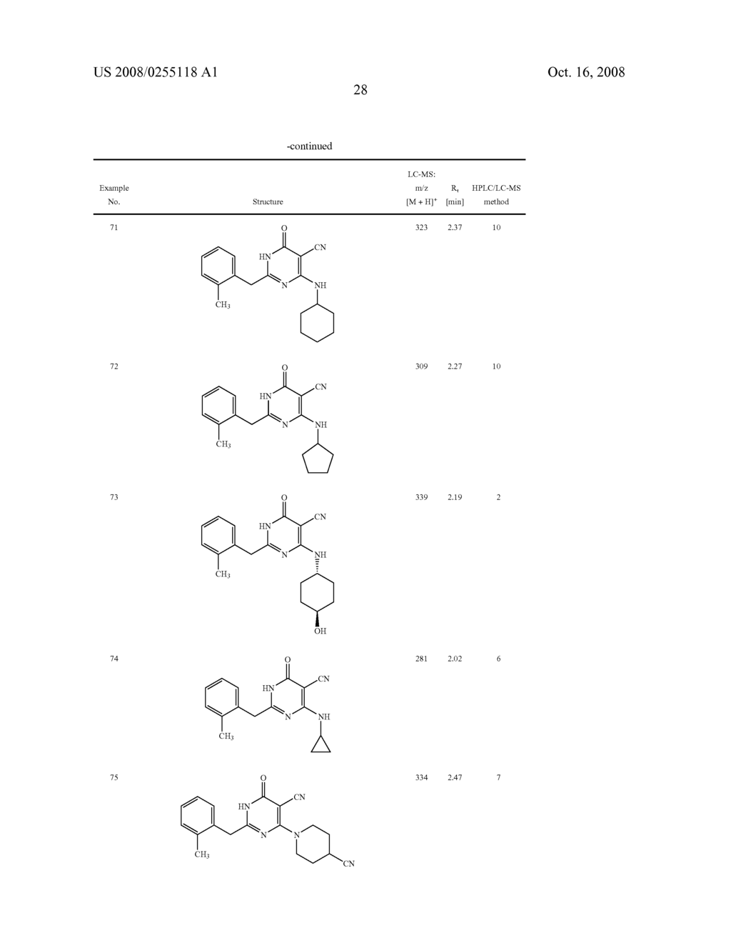 Cyanopyrimidinones - diagram, schematic, and image 29