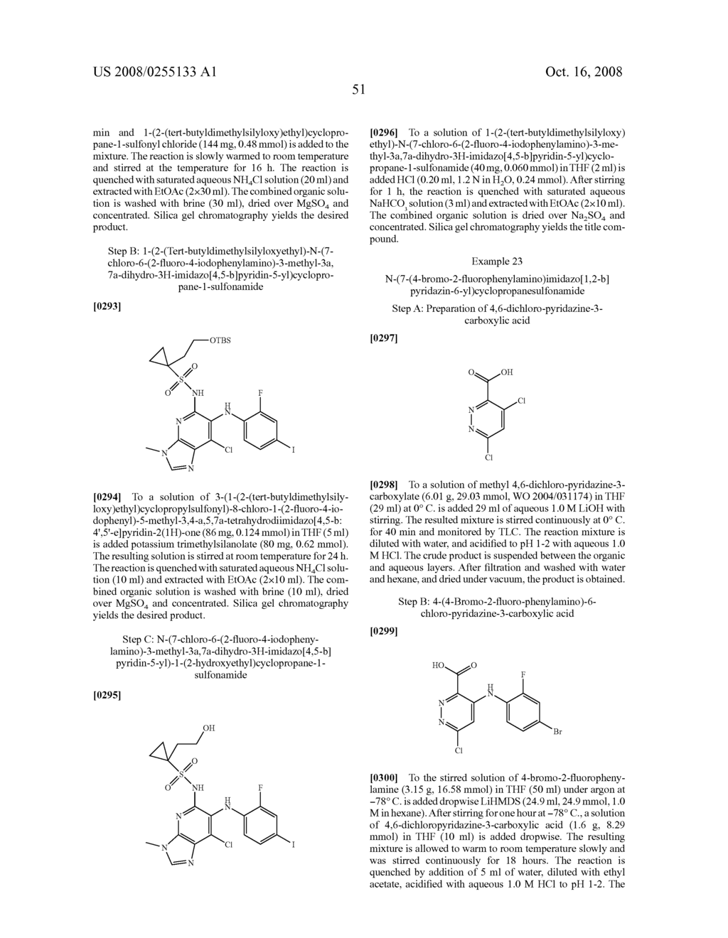 Inhibitors of MEK - diagram, schematic, and image 52