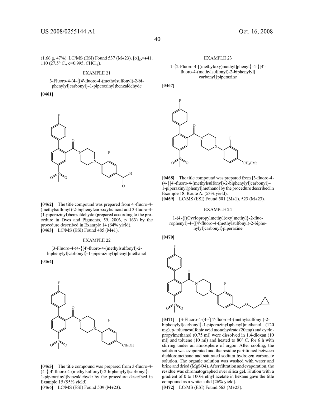 Acylated Piperidines as Glycine Transporter Inhibitors - diagram, schematic, and image 41