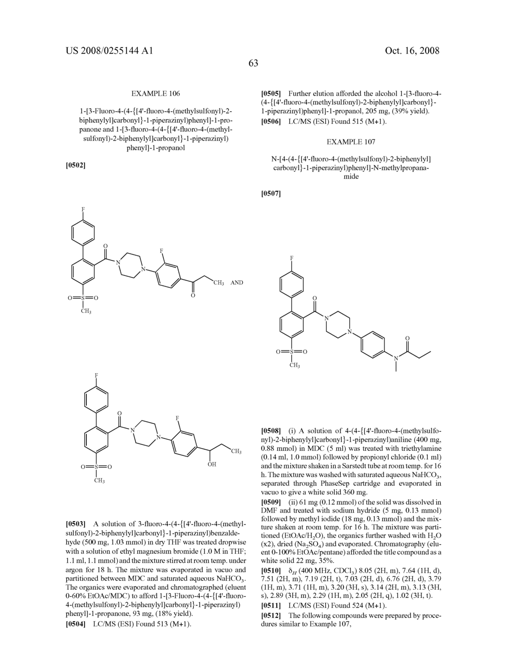 Acylated Piperidines as Glycine Transporter Inhibitors - diagram, schematic, and image 64