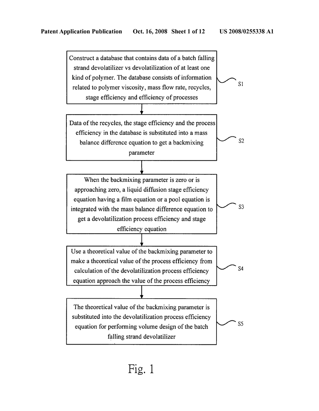 Method of batch falling strand devolatilizer - diagram, schematic, and image 02